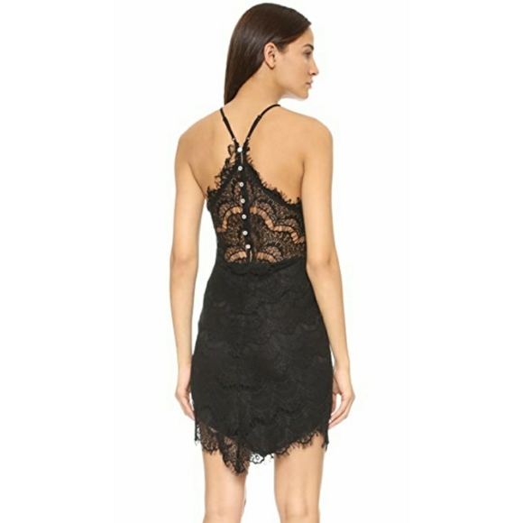 NWOT Free People She's Got It Lace Black Dress XS - Picture 3 of 8
